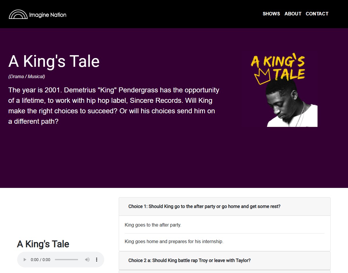 Imagine Nation Media Screenshot